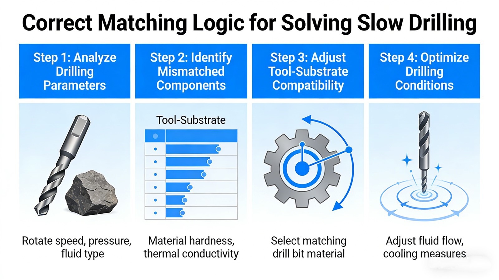 Correct Matching Logic That Solves Slow Drilling Correct Matching Logic That Solves Slow Drilling