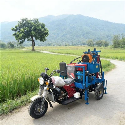 3 Wheel Trailer Water Well Drilling Machine